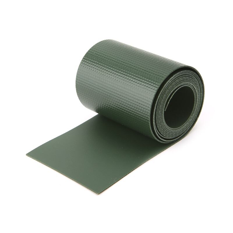 1 Roll 50*1000Mm Opblaasbare Boten Kajak Speciale Beschadigd Lekkende Gat Pvc Reparatie Patch Kit Gelijmd Waterdichte Patch tool Boot H58D: Army Green