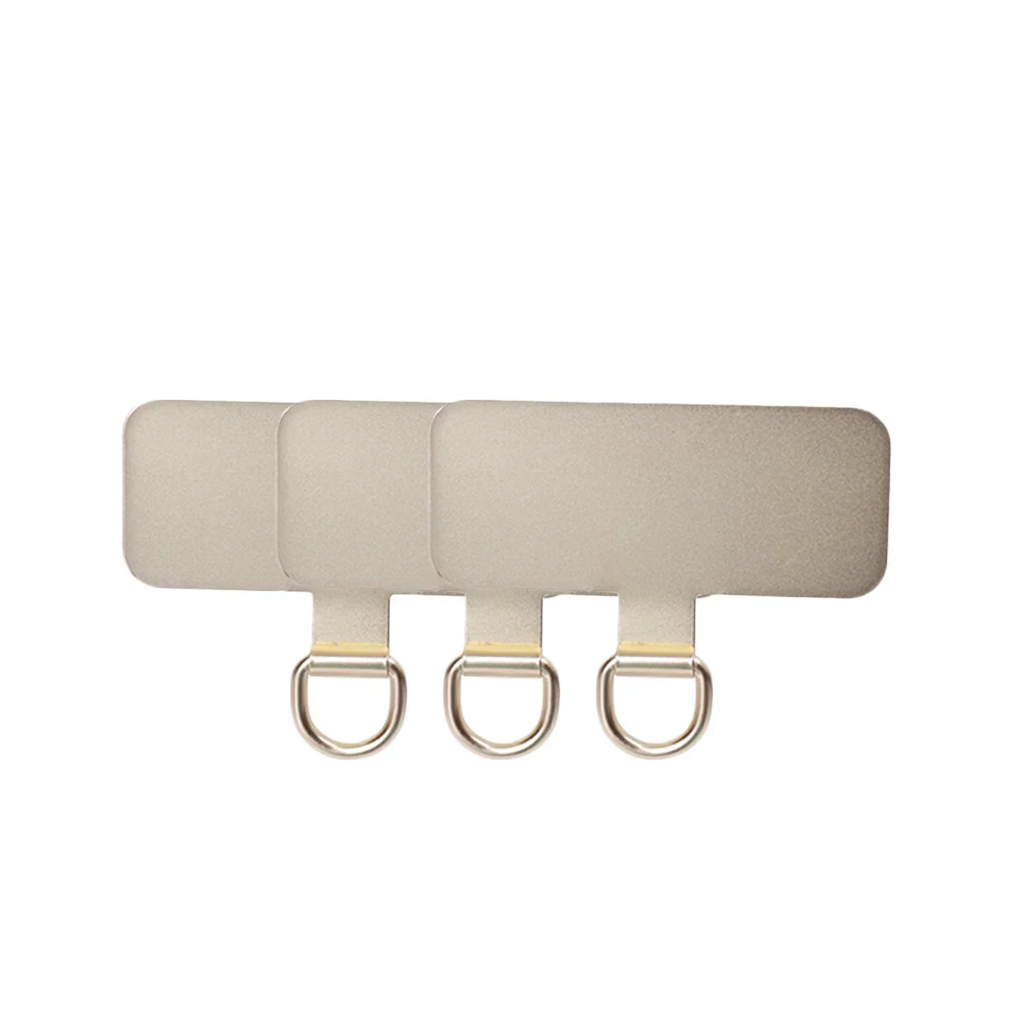 Metal Phone Tether Tab with Anti-Scratch Film Universal Mobile Phone Lanyard Gasket Replacement Stainless Steel Phone Patch Pads: Pink