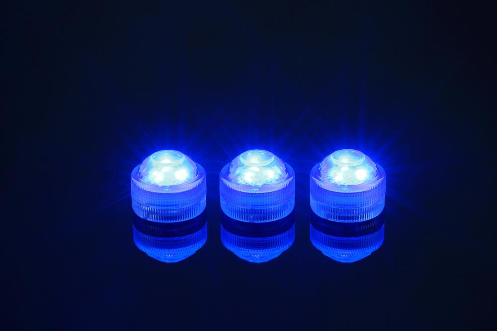 LED Piscina Submersible Waterproof Light Battery Operated Underwater Night Lamp Outdoor Vase Bowl Garden Party Decoration