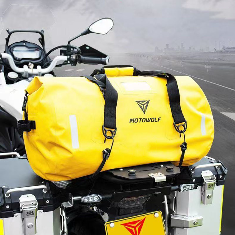 90L Universal Motorcycle Bags Waterproof Bag Motorbike Dry Duffel Bag for Travel,Motorcycling, Cycling,Hiking,Camping