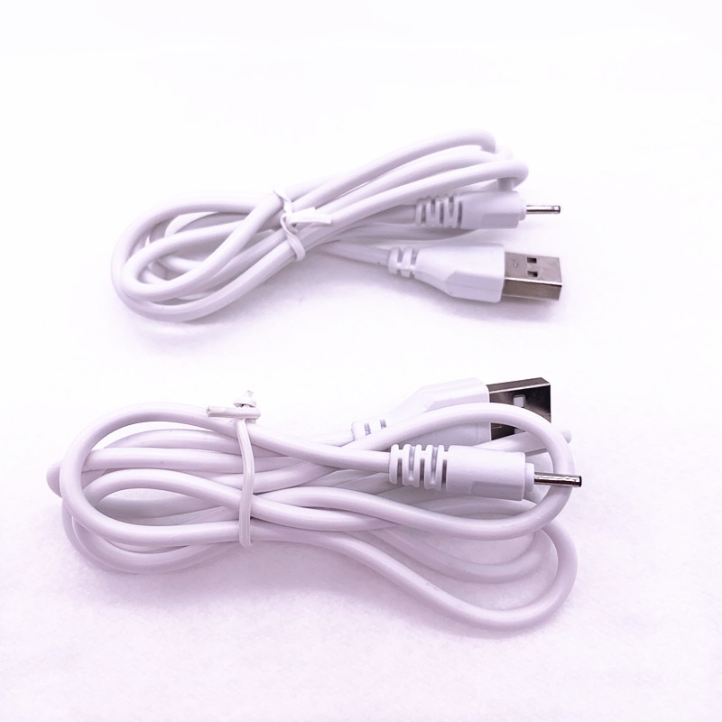 2 Stuks Usb Charger Cable Voor Nokia 1200 1202 1203 1208 1209 1265 1280 1315 1325 1506 1616 1650 1680c 1681c 1682c 1800 Wit
