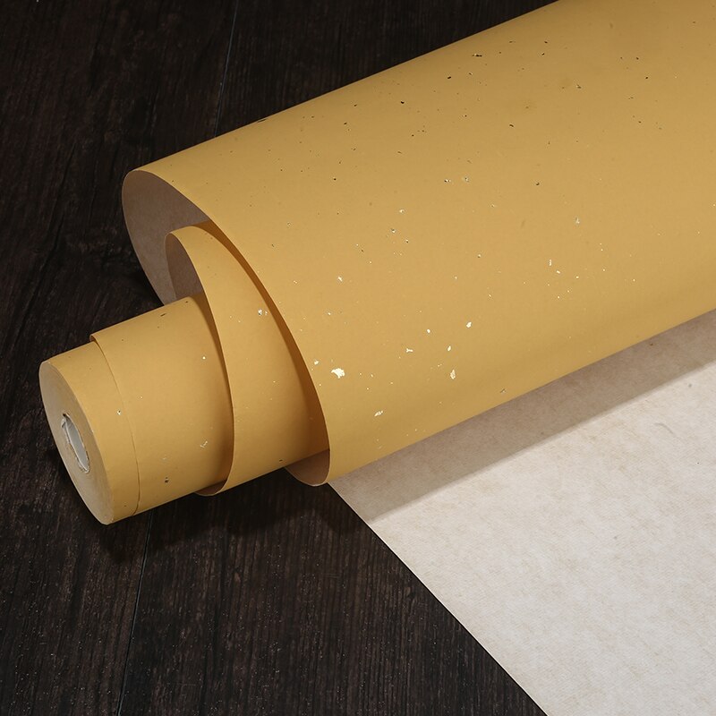 Antique Batik Xuan Paper Long Scroll Half-Ripe Rice Paper Regular &amp; Cursive &amp; Seal Script Brush Calligraphy Practice Paper