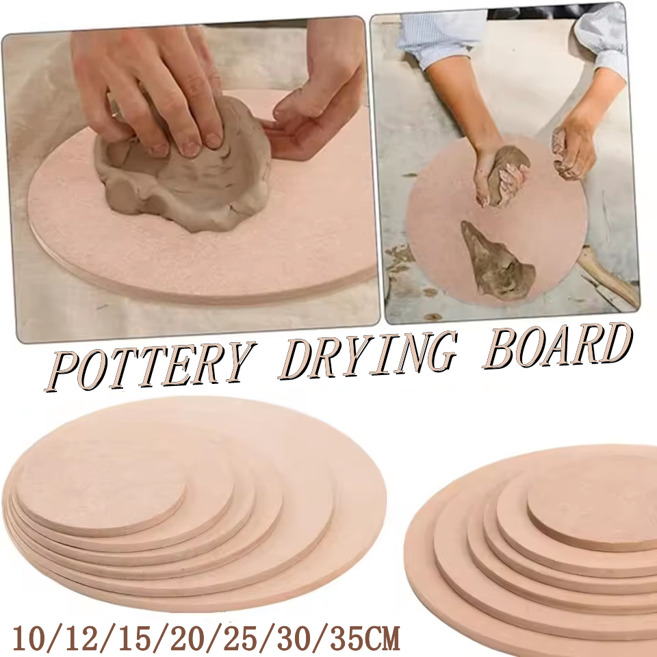 Planche de vaccage de Poterie, 10-35cm, Bricolage, Argile, Roue, Chauve-Souris, Céramique, Panneau de Fibres, Sculpture, Poterie, Colorable, Escalile Sèche, Outil