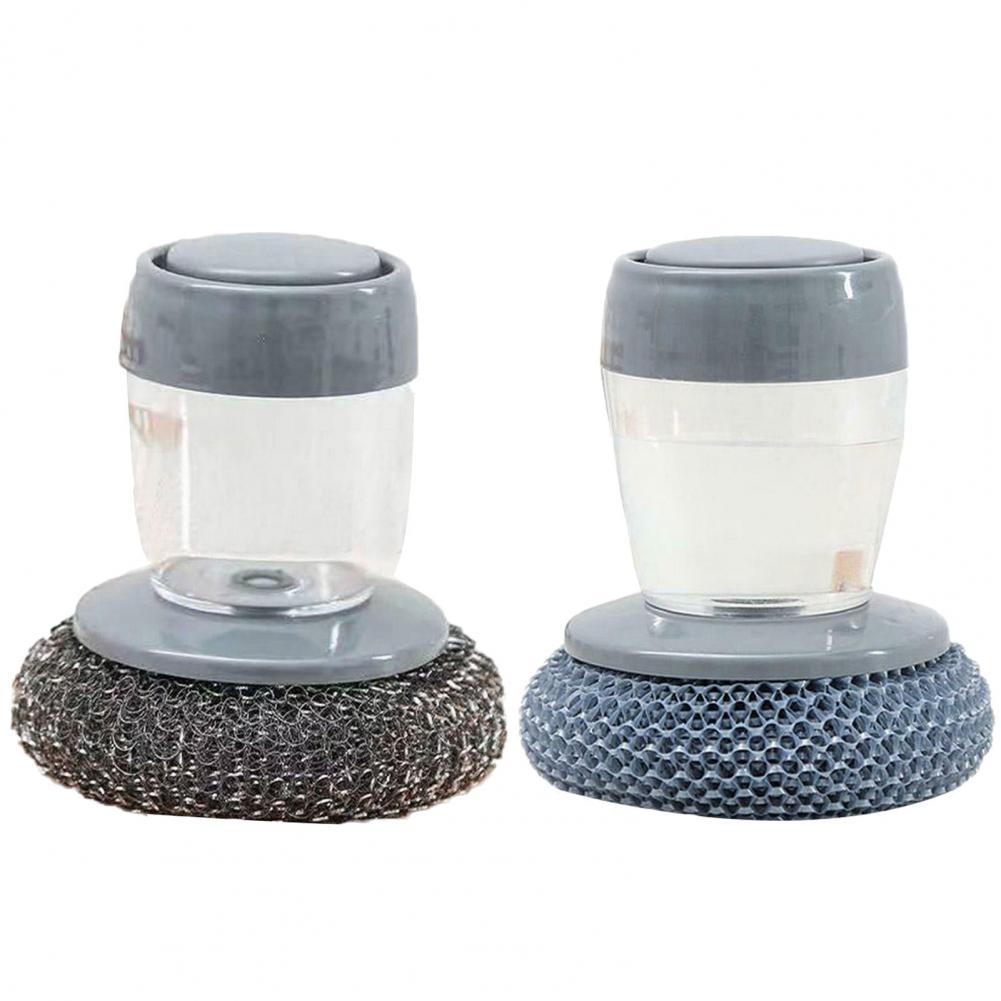 Spazzola per la pulizia resistente alla ruggine con serbatoio di plastica pratica spazzola per lavare i piatti per pentole nuovo commercio tutto&#39;ingrosso di alta qualità 2021