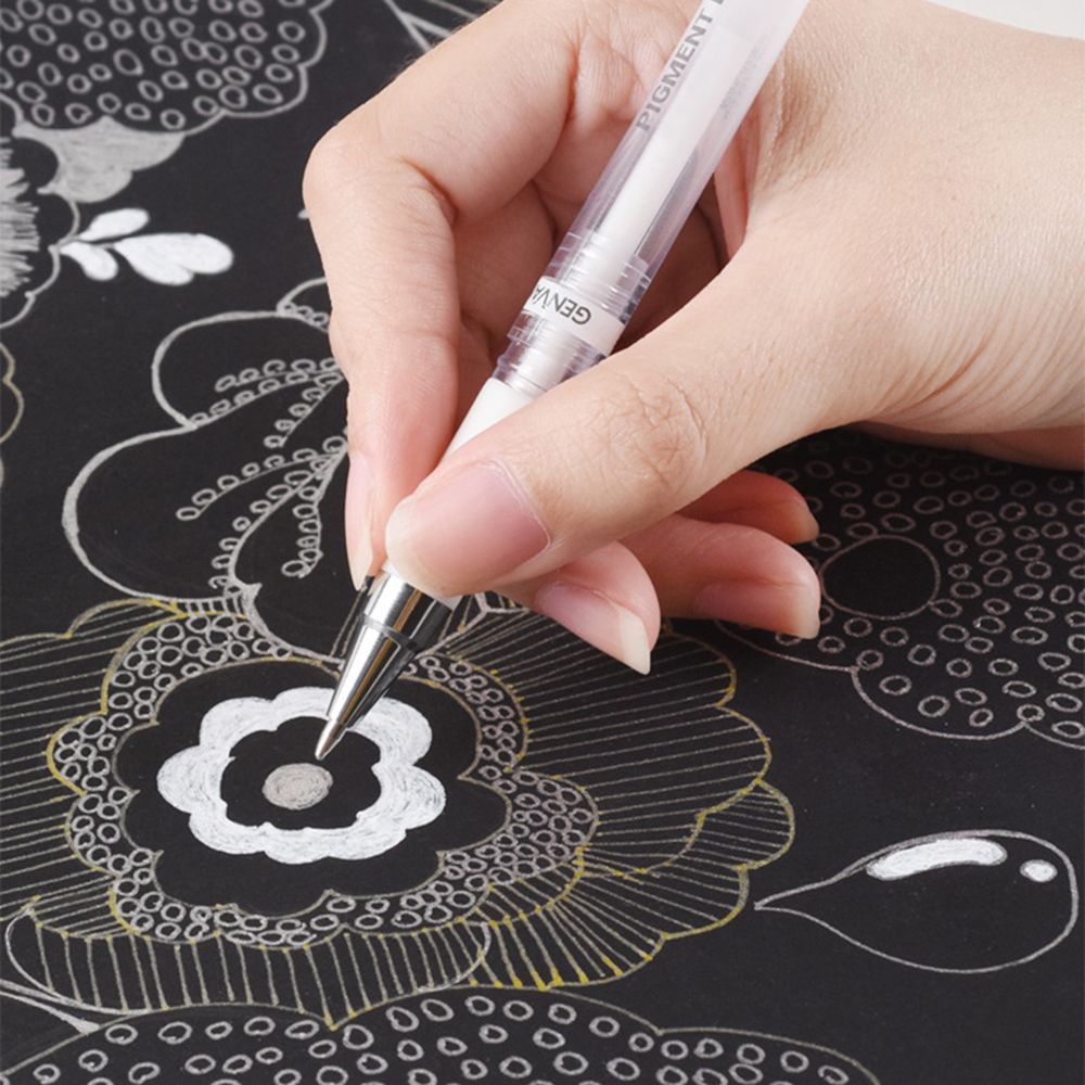 1Pc 1.0mm Japan Sakura Gelly Roll Gel Ink Pen Set Gold White Silver Metallic Sketch Highlight Marker Pen Drawing Art Supplies