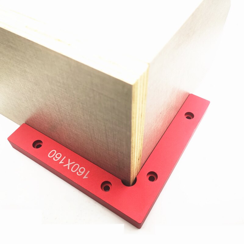 120/160/200mm aluminiumslegering 90 graders placeringsfirkanter l form hjørne klemme træ metal svejsning fastgørelsesværktøj træværktøj