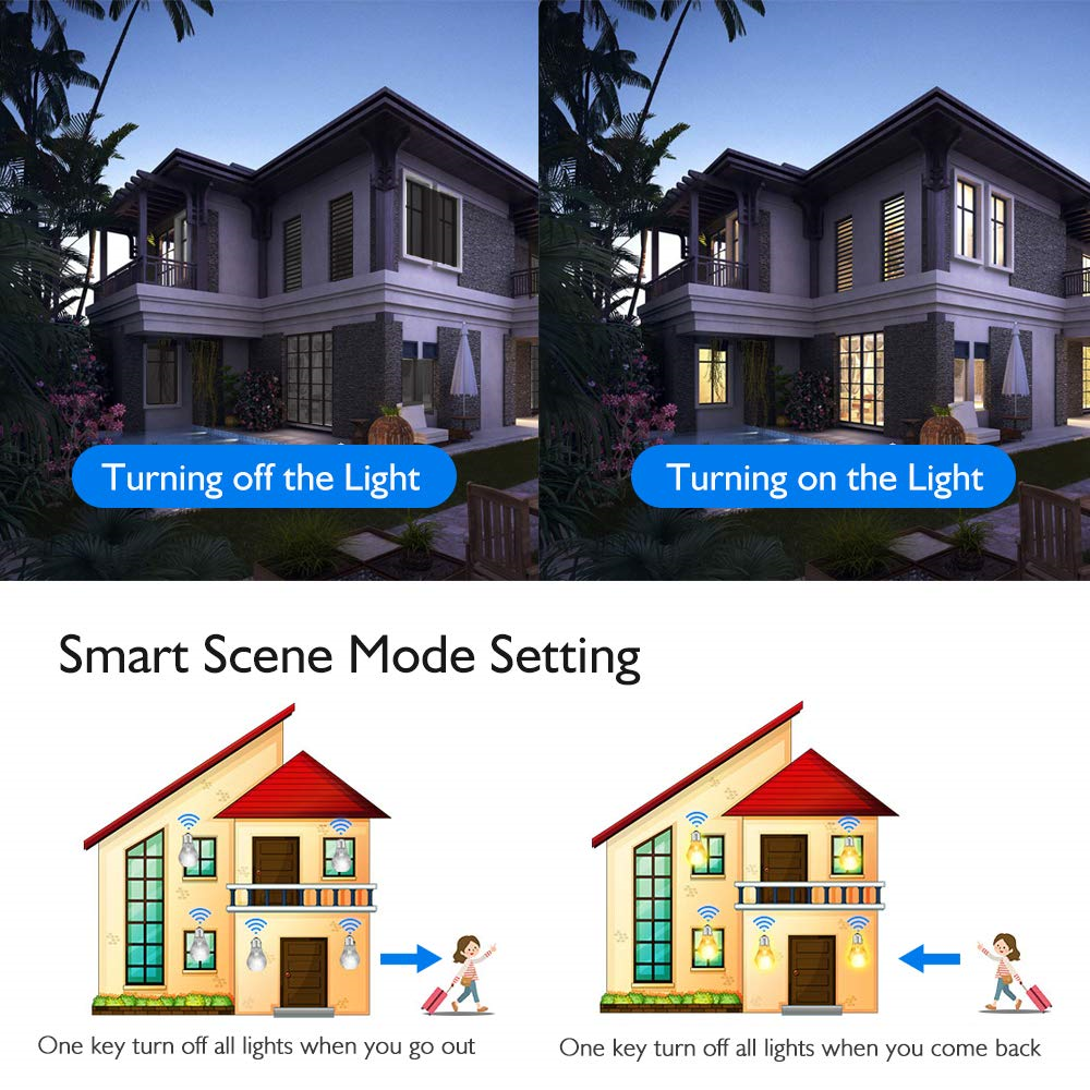 Smart wifi-dimmerbryter,for glødepære,tuya/smart life alexa/google enhetskontroll smart dimmermodulbryter