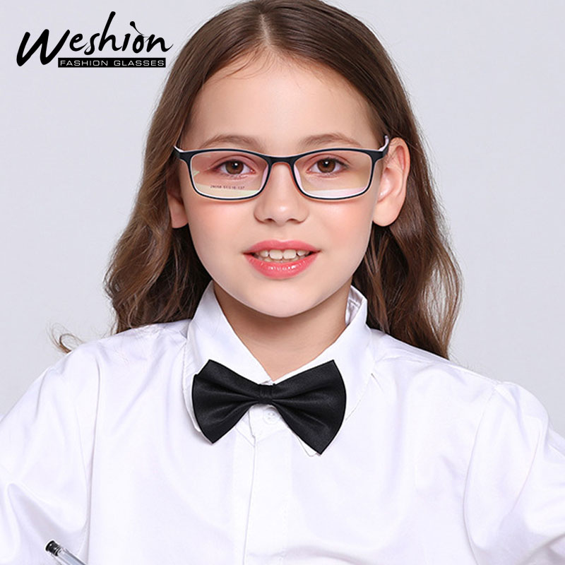 Anti Reflective Blue Light Kids Glasses Prescription Optical Frame Children Boy Girls Square Computer Eyeglasses UV400 5-15