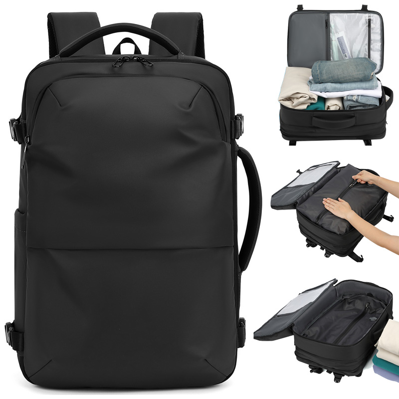 Herenrugzak multifunctionele reistas vacuümcompressie waterdichte zakenreizen computerrugzak met grote capaciteit