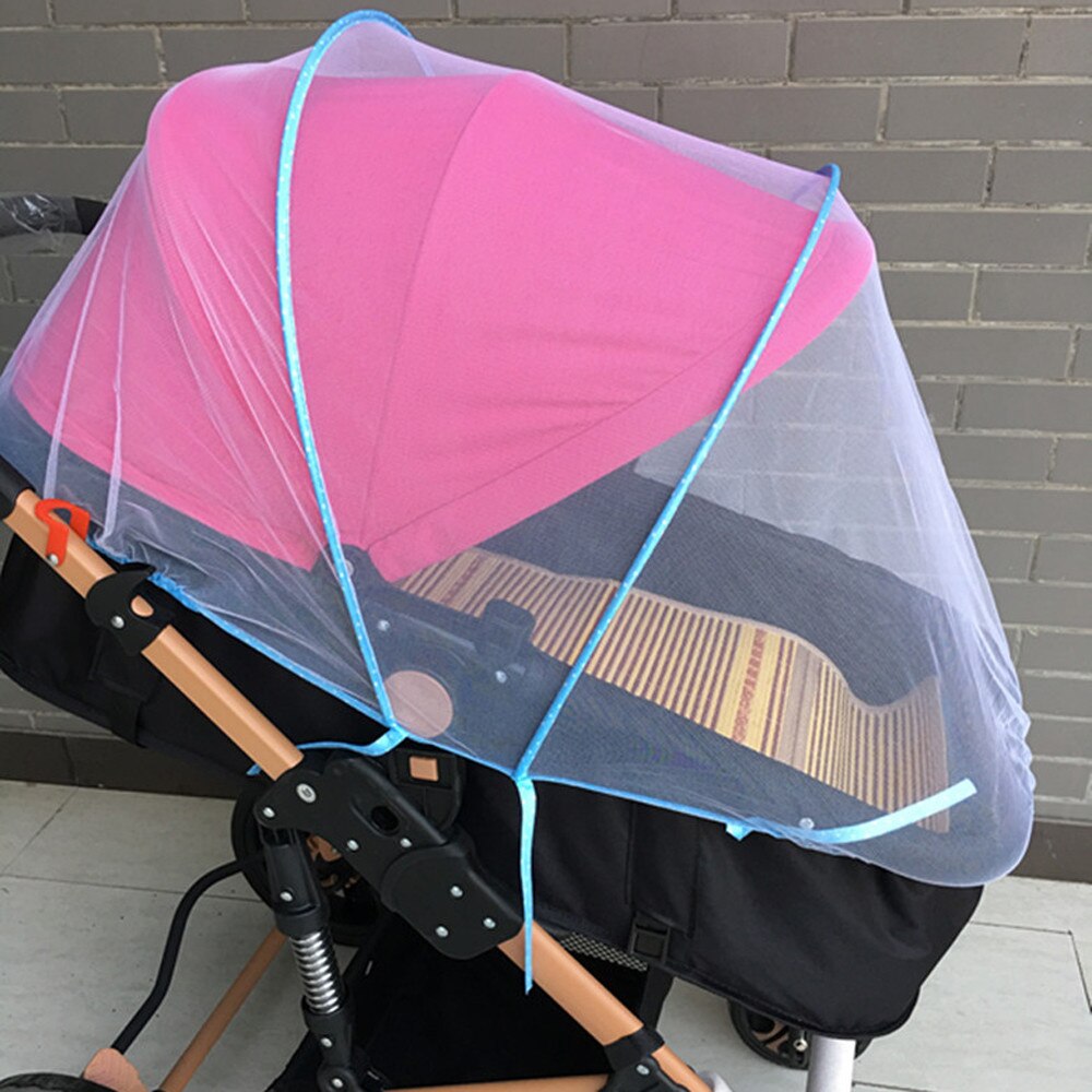 Kinderwagen Klamboe Volledige Insect Cover Vervoer Kid Opvouwbare Kids Netting Mosquito Insect Kinderwagen Net Mesh Cover