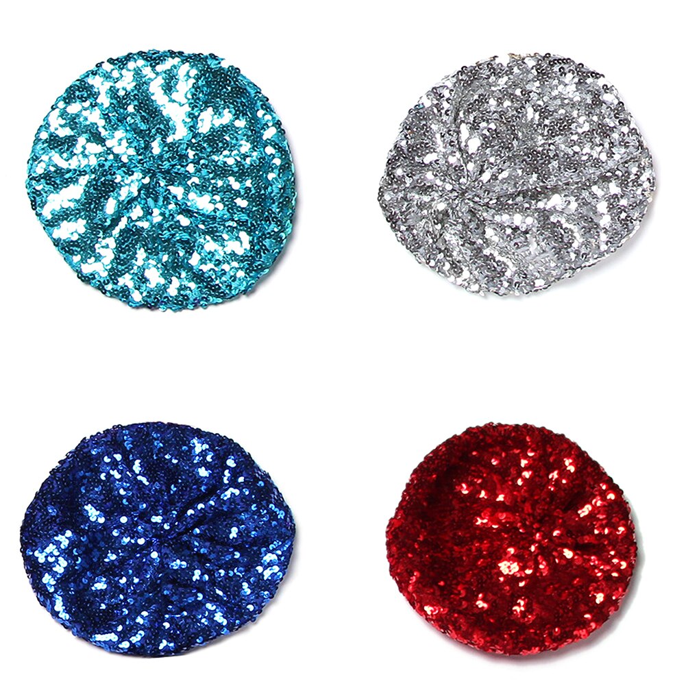 Bérets extensibles à paillettes brillantes pour femmes, chapeaux d'automne, printemps, été, mélange de couleurs, fête, spectacle, publicité