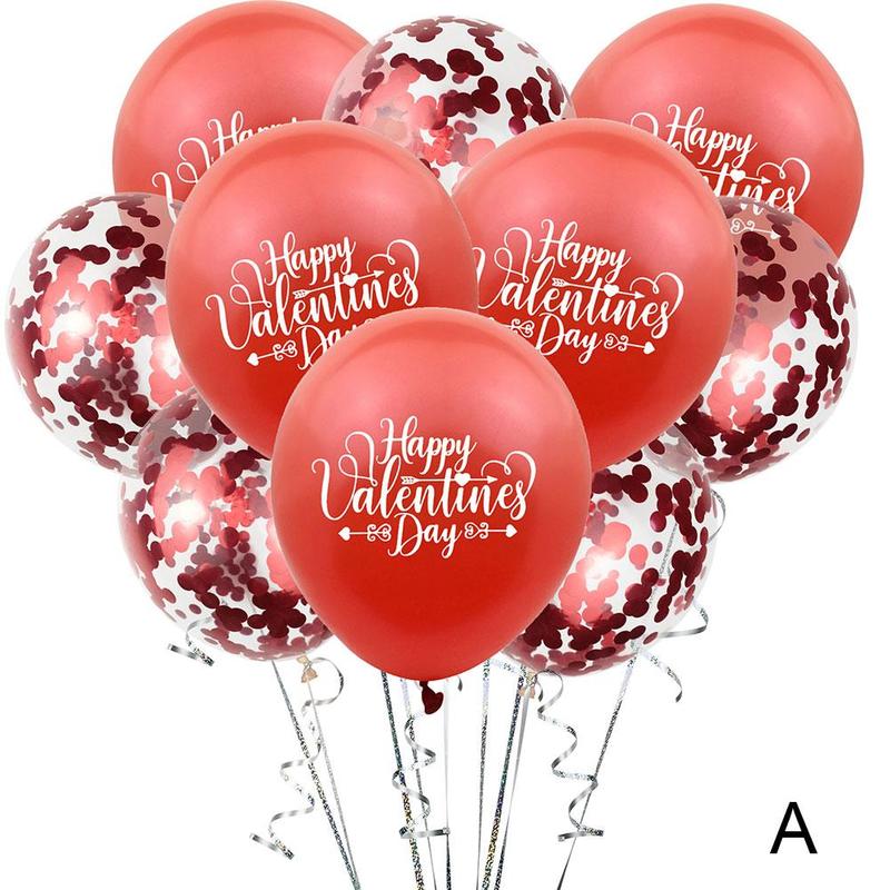 10Pc Red Balloons 10Inch Love Heart Latex Balloons Wedding Helium Balloon Valentines Day Birthday Party Inflatable Balloons: A