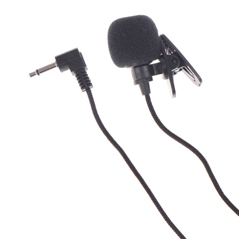Mini 3.5mm Jack Micro phone Lavalier Tie Clip Micro phones Microfono Mic For Speaking Speech Lectures 2m Long Cable