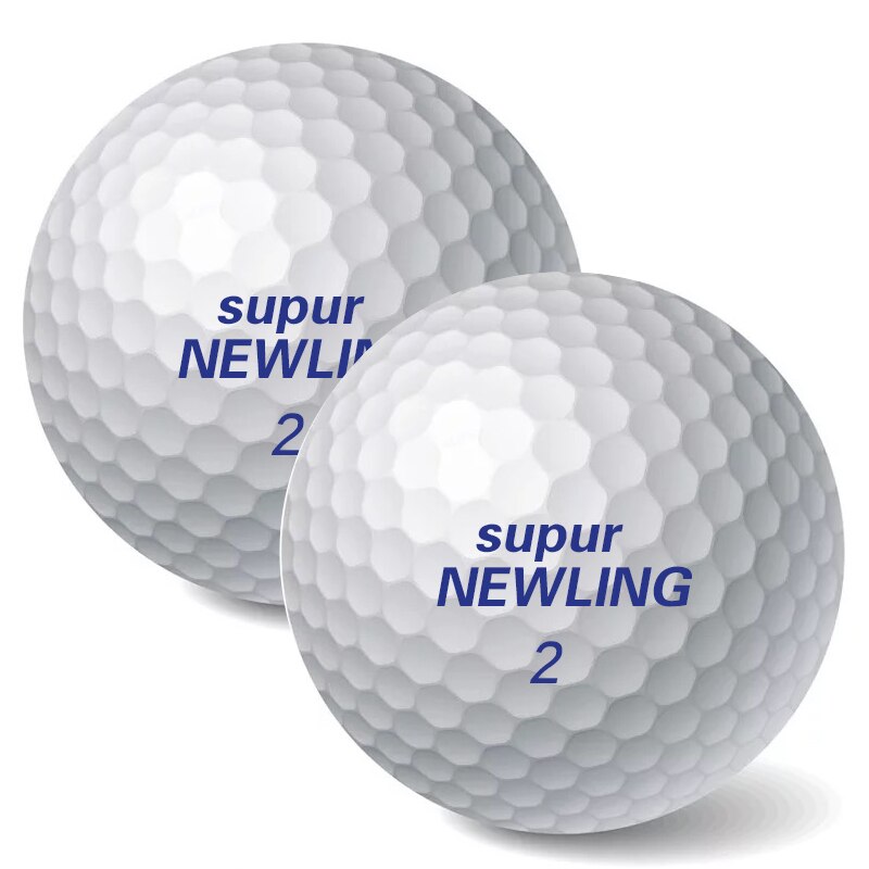 10 PCS Golf Balls Supur NEWLING Two Layers Supur Long Distance Golf Distance Balls Game Ball