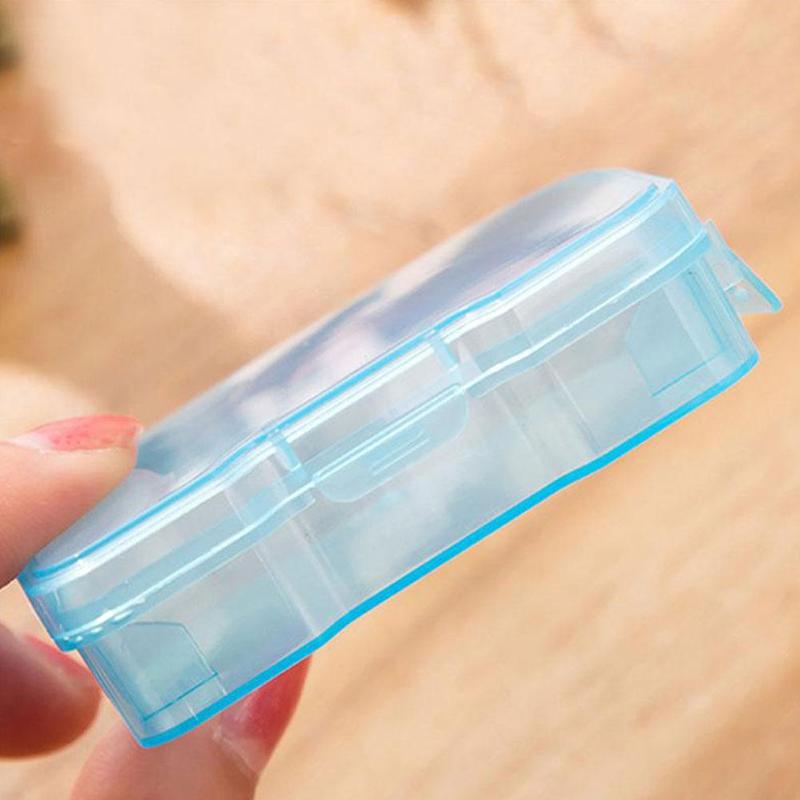 Eye Care Invisible Eyeglasses Box Vision Double-box Blank Container Box Lens Case Random Color