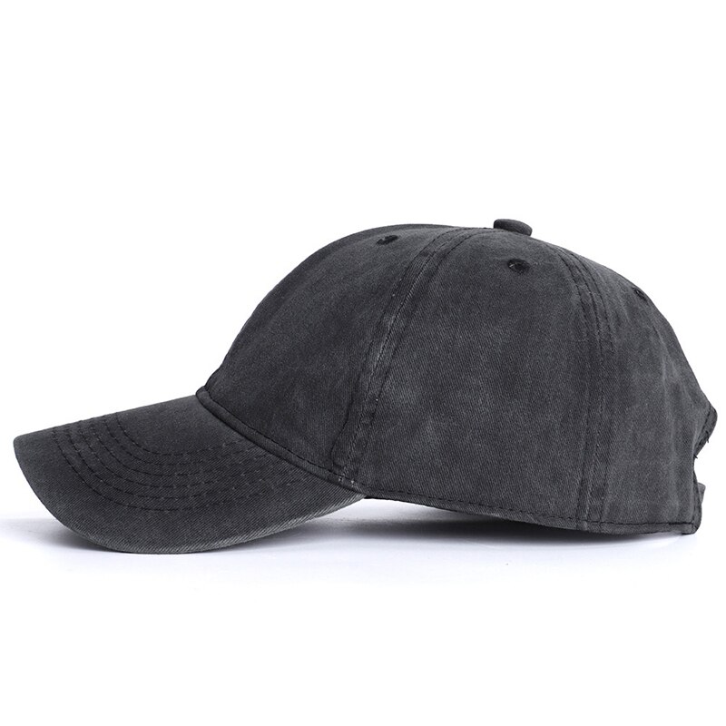 Mannen Baseball Cap Gewassen Katoen Baseball Cap Vrouwen Vintage Snapback Hoed Verstelbare Trucker Outdoor Caps Effen Kleur Hoed Bone