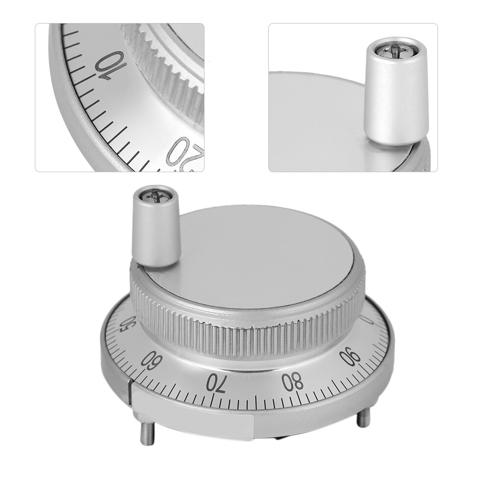 1Pc Cnc Manual Pulsgenerator Cnc Pulse Encoder 5V 60Mm Handwiel Pulse Encoders Mill Router handmatige Controle Voor Cnc Systeem