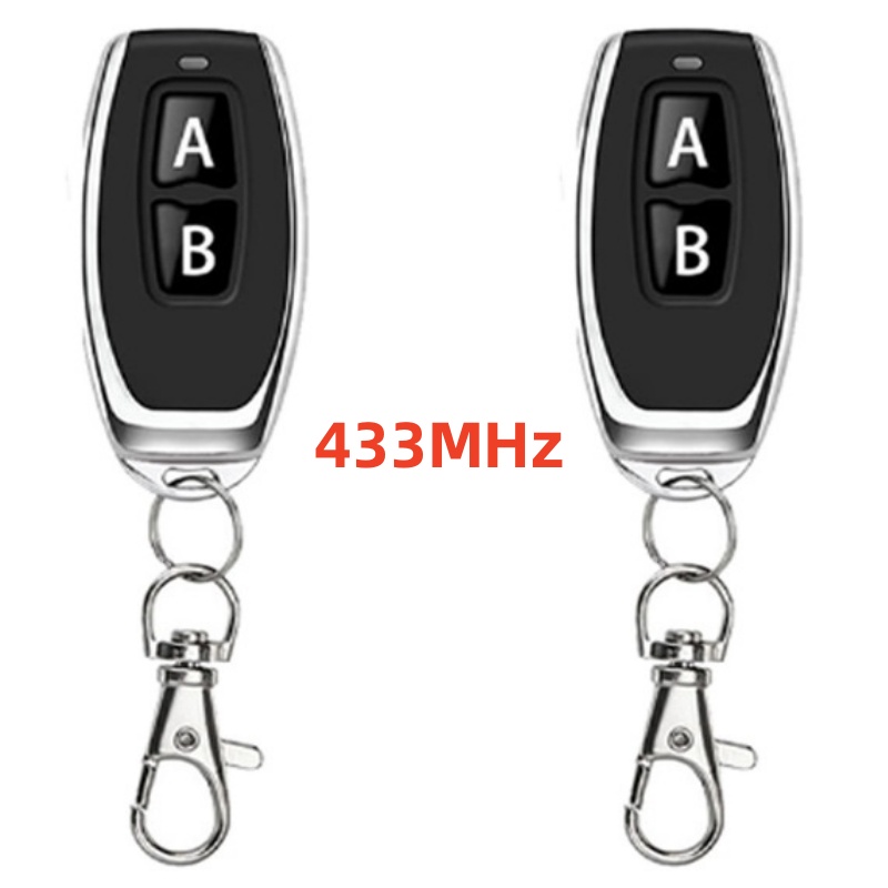 Wireless RF Remote Control Transmitter 433/315MHz with 2 Buttons for Garage Door Opener Home Automation Universal Remote: green