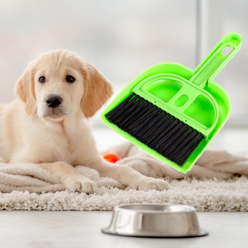 1Pcs Practical Mini Plastic Cleaning Sweeper Dustpan Broom Set Pets Home Cleaning Tools Small broom Pet Cleaning Products