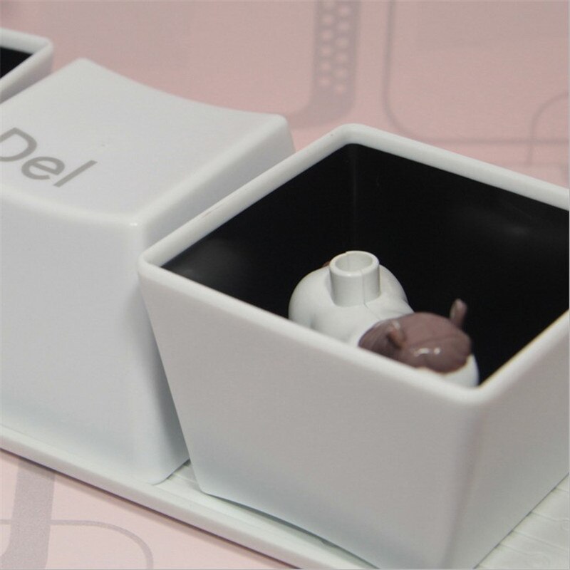 3pcs/Set Keyboard Cups With Tray Ctrl ALT DEL Mug Tea Milk Cup Container Tea Set Keyboard Coffee Cup Taza