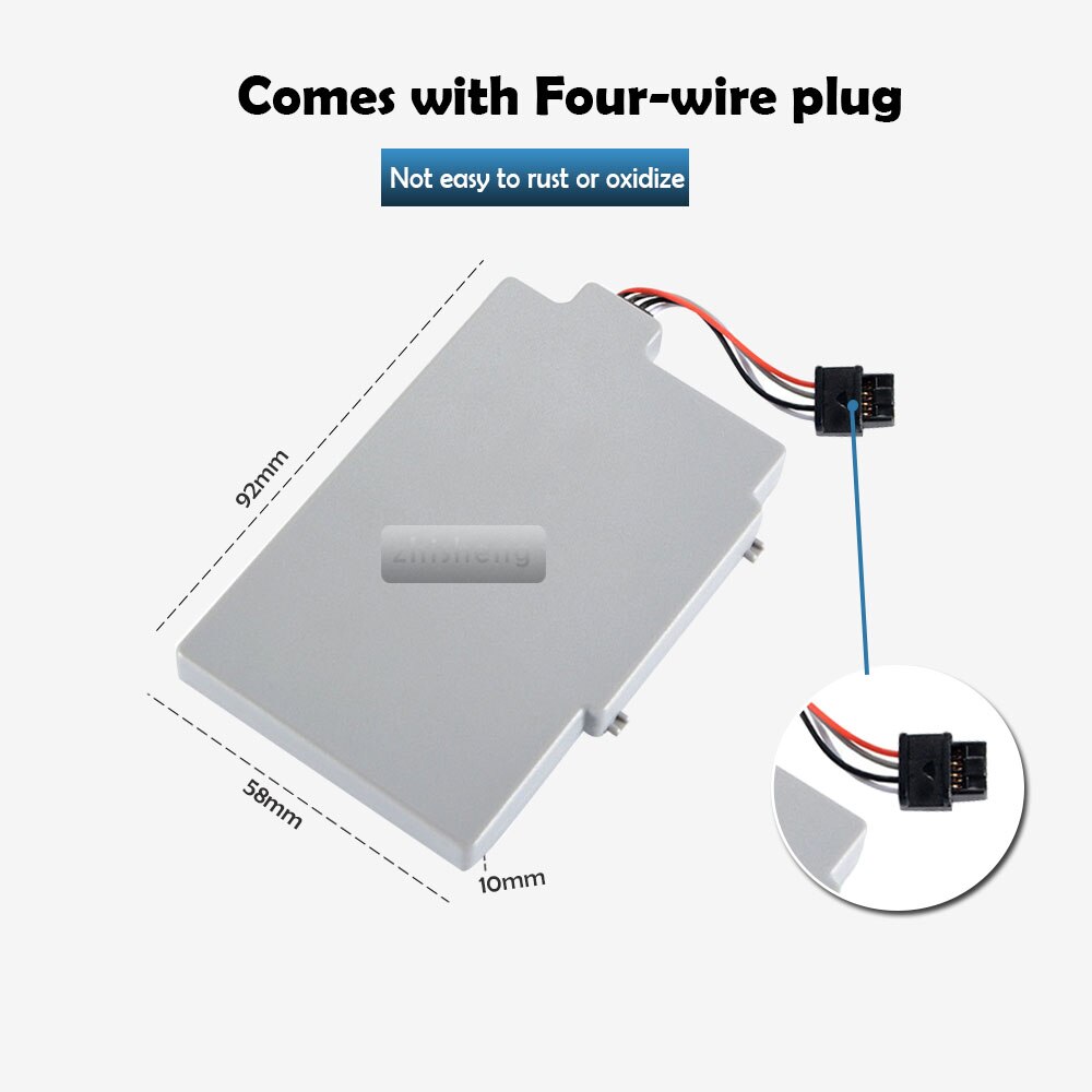 3,7 V 3600mAh Lithium Li-Ion Akku für Nintendo Wii U Wii-U Wiiu Controller Joystick Gamepad batterie