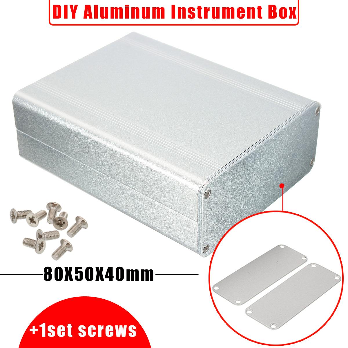 Meigar draagbare gesplitste doe-het-zelf geëxtrudeerde aluminium elektronische doos project elektronische doe-het-zelf behuizing, doe-het-zelf gereedschap verpakkingsdoos
