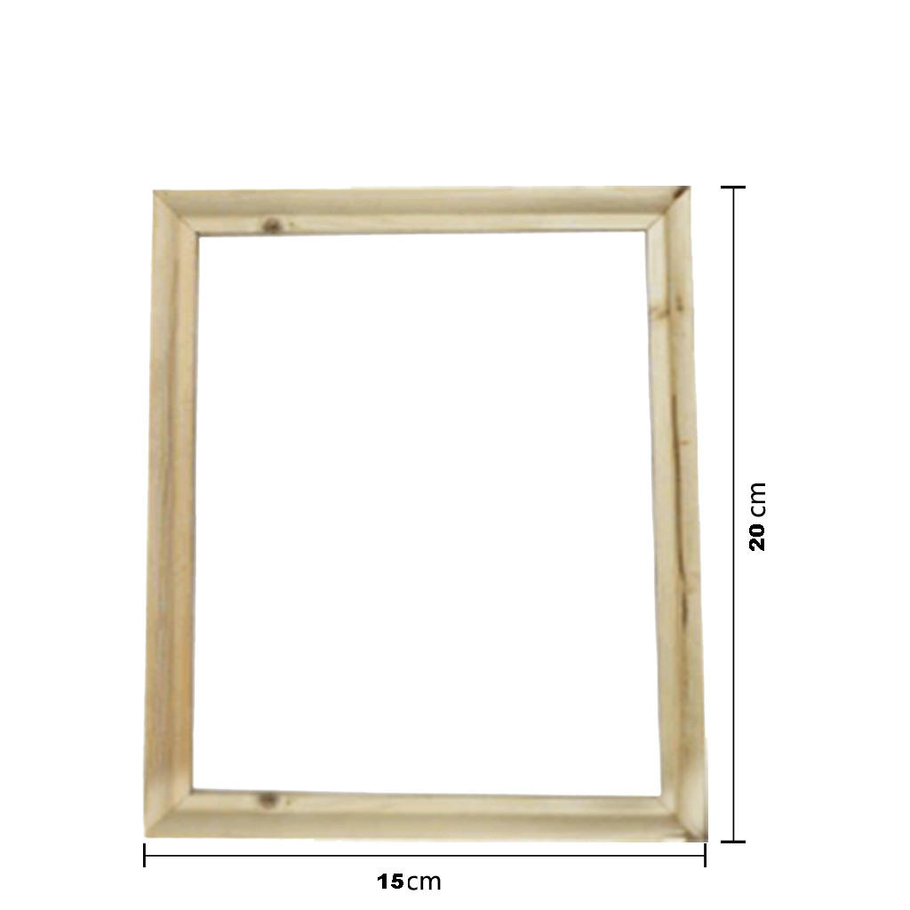 Zauberstab dekoration Holzrahmen für Leinwand Ölgemälde Natur DIY Rahmen Bild inneren Bilderrahmen Schreibtisch-Ornament für Raum dekor: Rosa