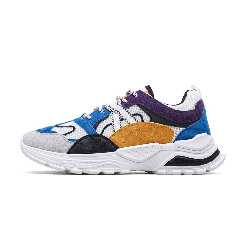 Männer der Trend Lässig Turnschuhe Atmungs Trainer Persönlichkeit Komfortable Weichen boden Exklusive Joggen Schuhe: Weiß / 8,5