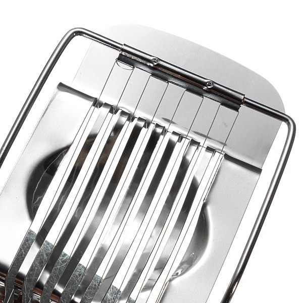 Cortador de huevos duros de acero inoxidable para el hogar, utensilios de cocina, accesorios