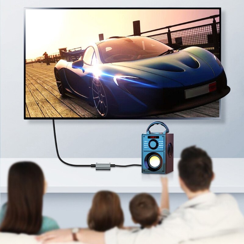 Digital to Analog Audio Converter Digital Optical to Analog RCA L/R Audio Converter Adapter Amplifier