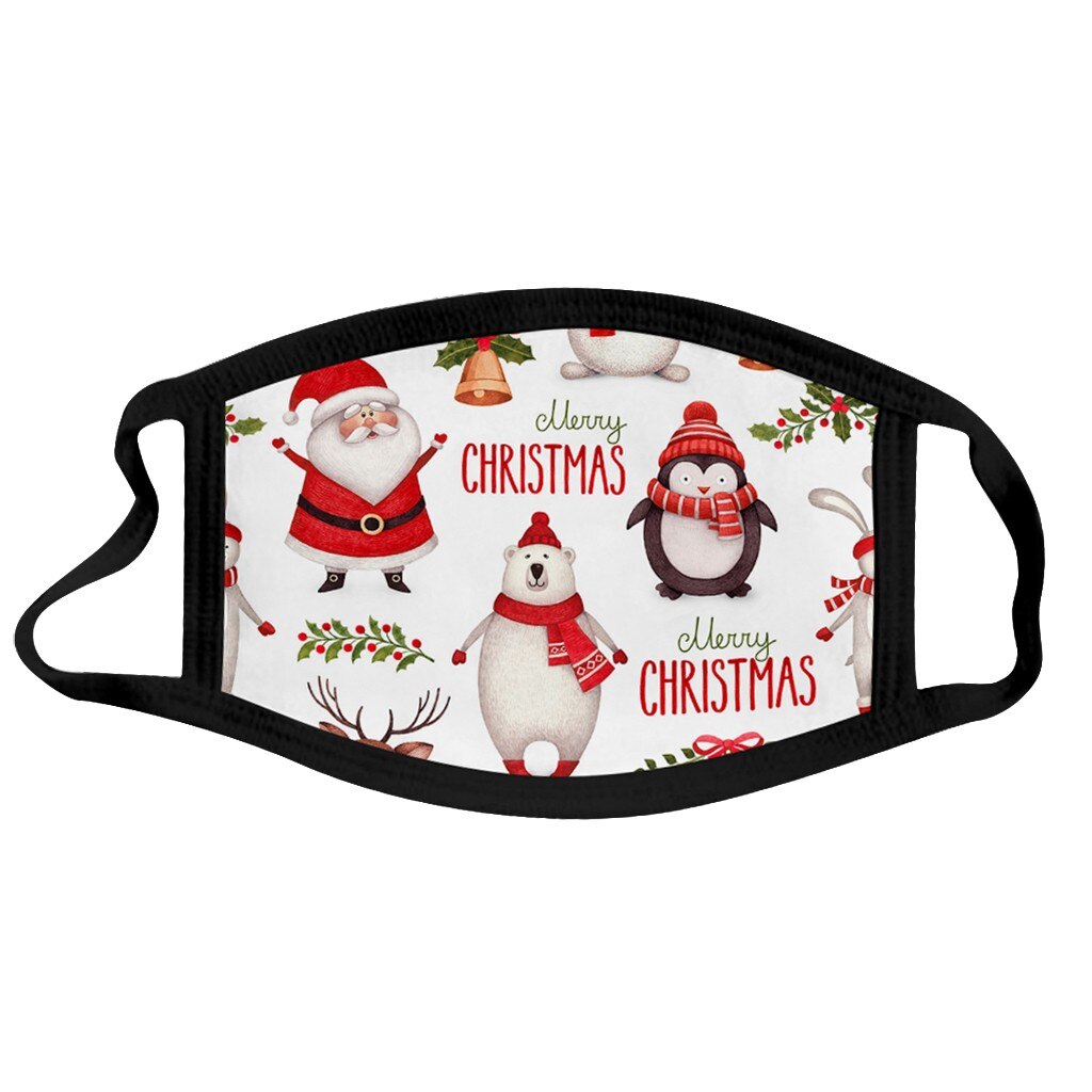 1Pc Kerst Masker Elanden Vrolijk Kerstfeest Decoraties Voor Huis Kerst Ornament Xmas Navidad Jaar: C