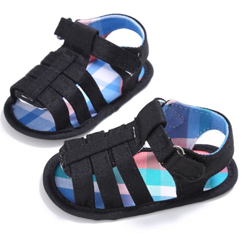 Baby pojkar sandaler småbarn flickor tossor baby tossor nyfödda barn spjälsäng skor mjuk sula prewalker halkskydd spädbarn sandaler sommar
