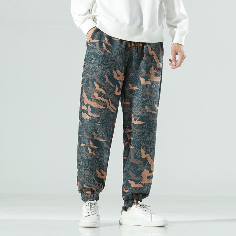 Men's 3D Print Skull Sweatpants - Hip Hop Joggers Harem Pants With Dragon Skull Design, Size M - View #7