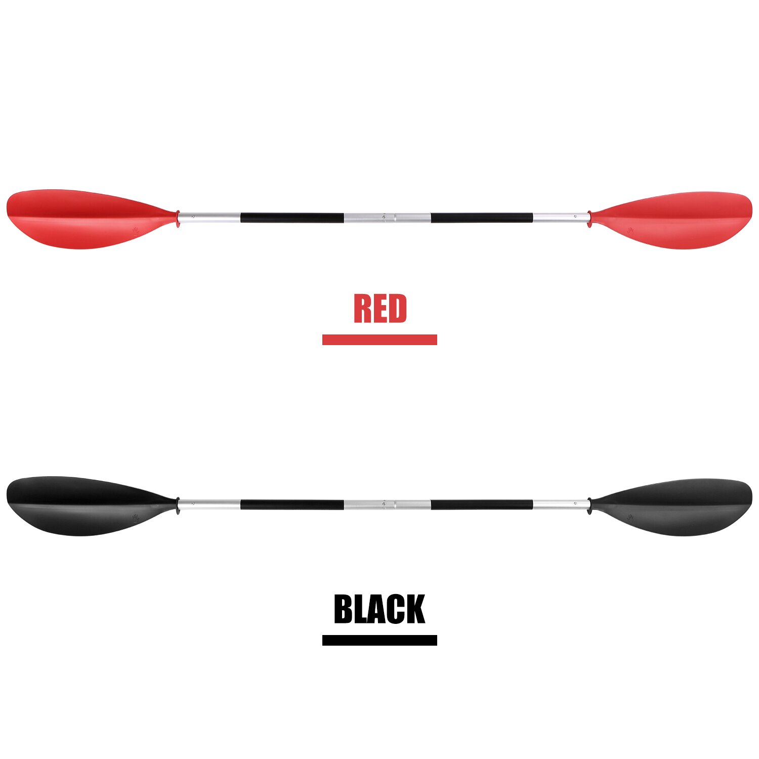 Kayak Paddle Board Surf Paddling Rowing 4-Piece Quick Release Asymmetrical Kayak Paddle Board