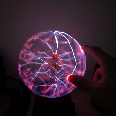 Electrostatic Ball Induction Glow Ball Plasma Ball 10-15 Inch Red Light Blue Light Science Museum Exhibition Ball Lightning Ball: Type10