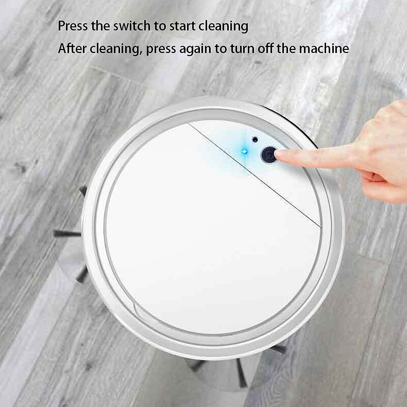 Automatic Sweeping Robot Mini Home Portable Intelligent Vacuum Cleaner UV Lamp Function 4 in 1