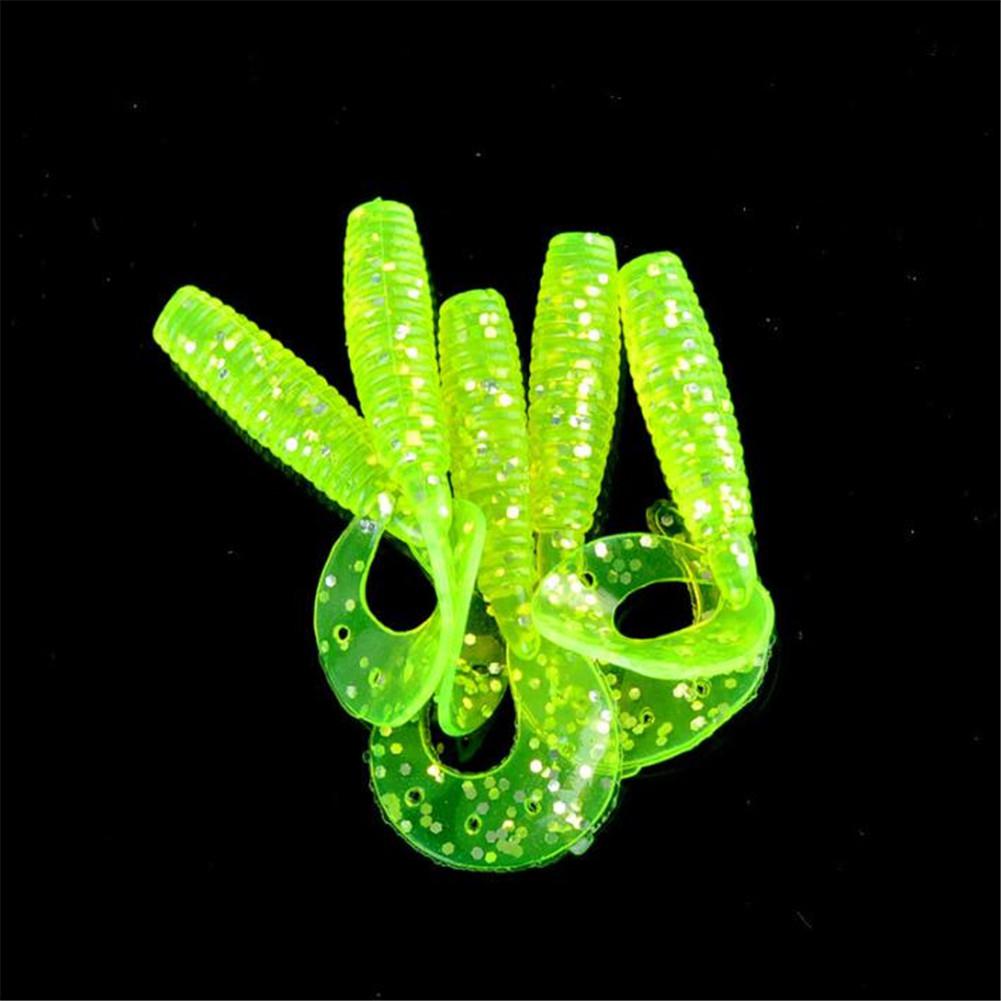 35Pcs Soft Worm Fishing Baits + 10 Lead Jig Head Hooks Simulation Lures Tackle Set Fishing Accessories Fishing Tools Tackle