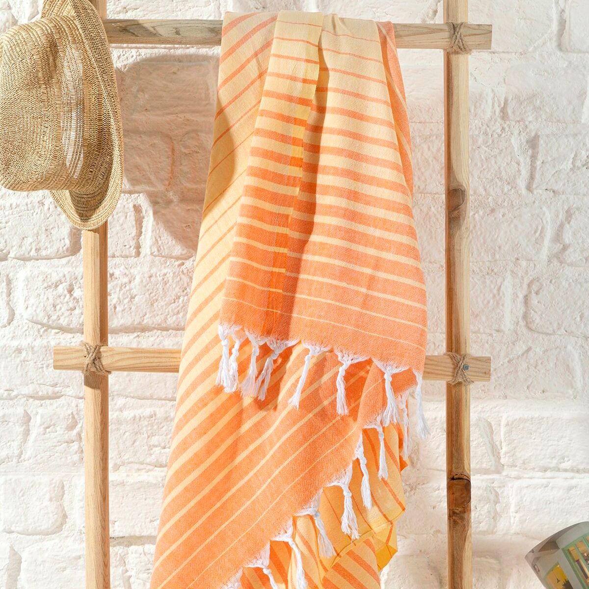 Loincloth Made in Turkey All Color 100 Cotton Towel Bath and Beach Sauna Spa Microfiber Bathroom Blanket Waistcloth Mat Loinclo: Orange