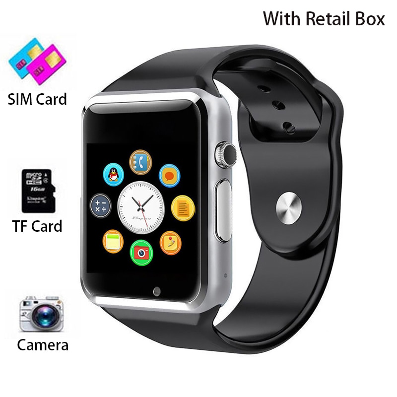 Smart Horloge A1 Met Camera Smart Armband Horloge Stap Calorie Counter Sleep Monitor Bluetooth Smartwatch A1 Ondersteuning Sim-kaart