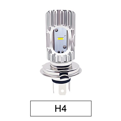 Bombilla led para motocicleta Ba20d, Faro de 12v, 40w, h4, 6500K, 4800LM, haz hi/lo, Universal, h4, Hs1, 2 uds.: H4 1pc