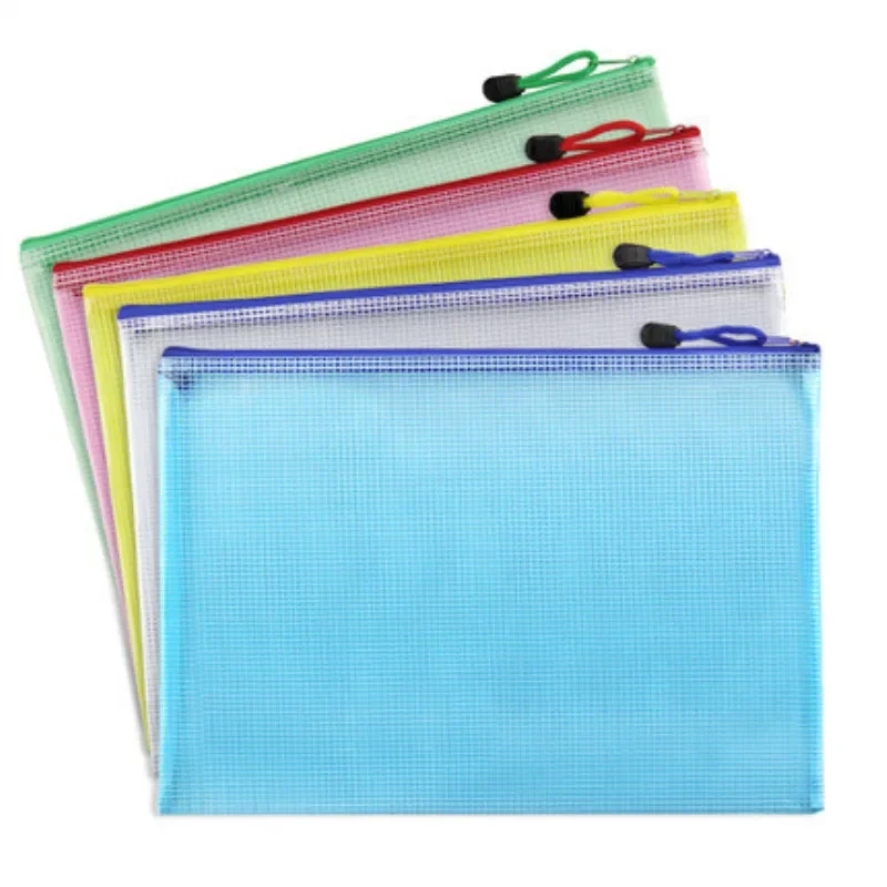 A4 Raster Transparante Document Organizer PVC Rits... – Vicedeal