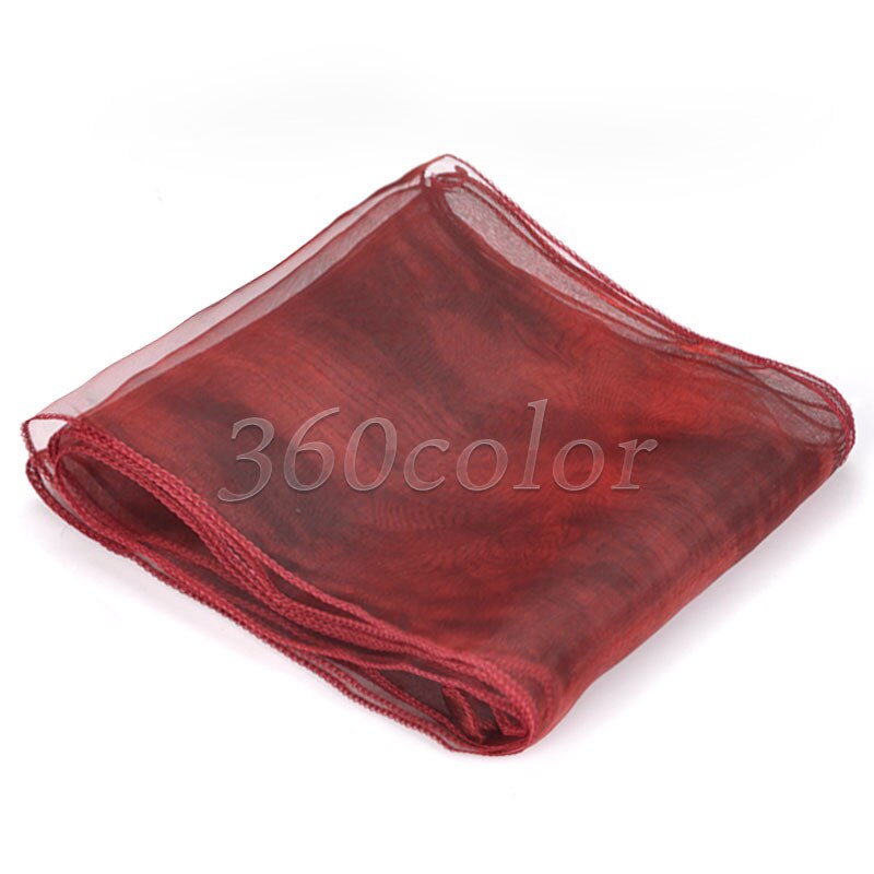 25 stk bordeaux røde gennemsigtige organza stole-sløjfer sløjfebetræk bryllupsfest dekoration