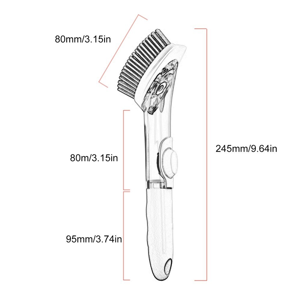 Practical Brush Clean Hand Held Households Cleaning Tools Intelligent Automatic Filling