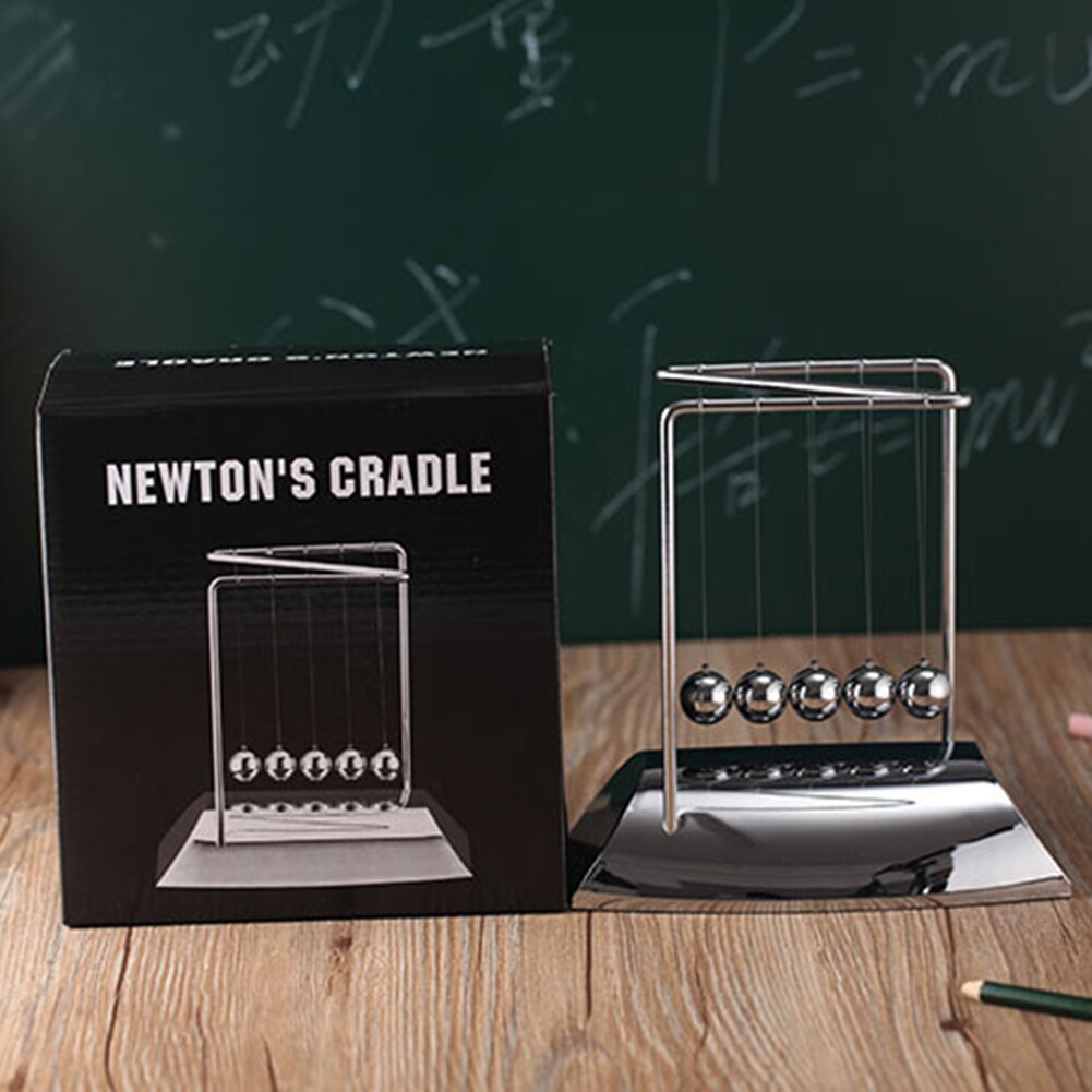 Newton's Cradle Desk Table Decor Metal Pendulum Ball Newton Ball Physics Science Pendulum Steel Balance Ball