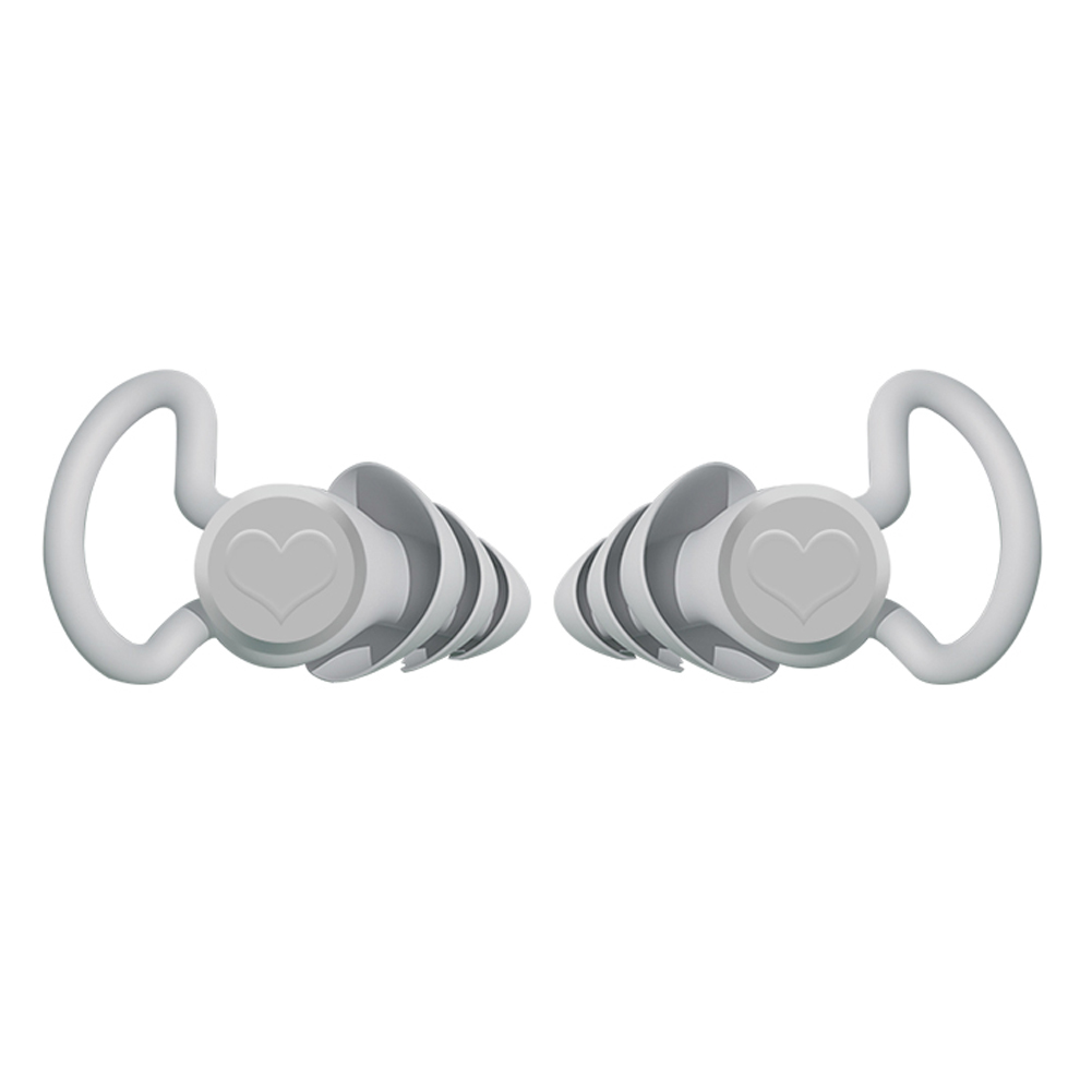 Soft Silicone Anti Noise Ear Plugs Sound Insulation Hear Protect Earplugs for Travel Swimming Sleep Noise Reduction Earplug: 03 White