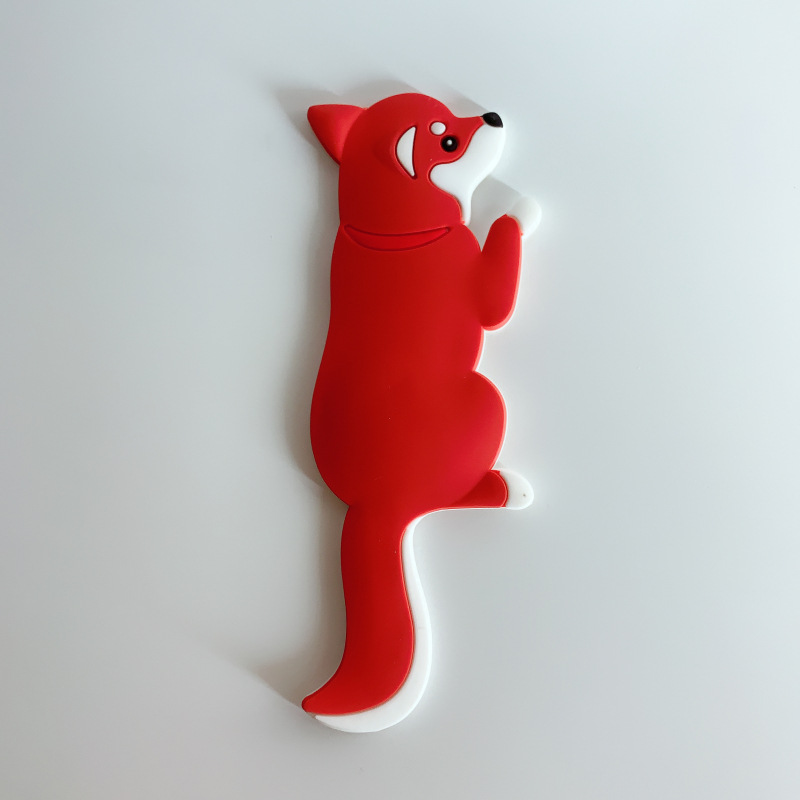 Imanes de nevera con dibujos de animales para cocina, gancho fuerte magnético de PVC, con forma de cadena, cola flexible, almacenamiento, 1 unidad: d
