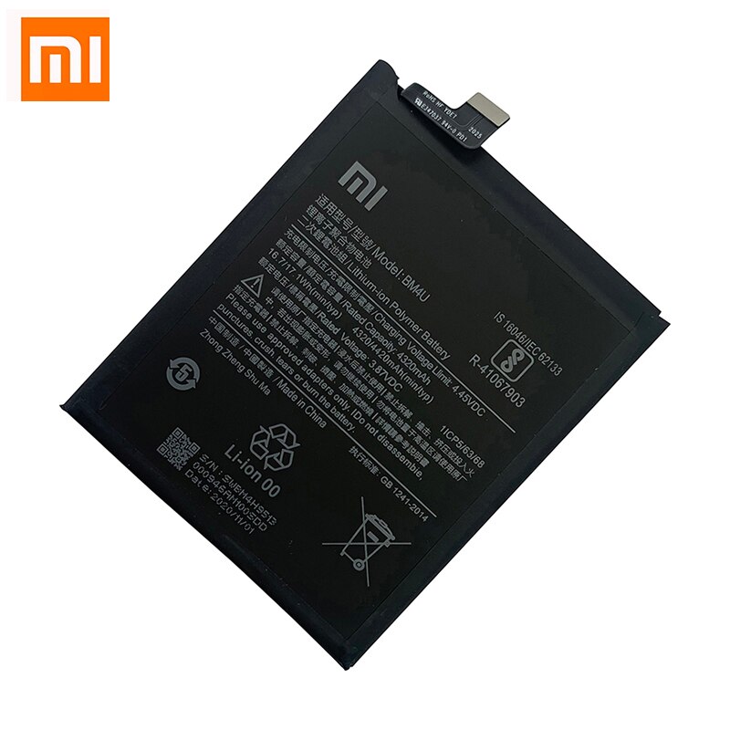 100% Original XIAO MI BM4P BM4U BM4Q Phone Battery For Xiaomi Redmi K30 Pro K30Pro Supreme Version Poco F2 Pro Batteries Bateria