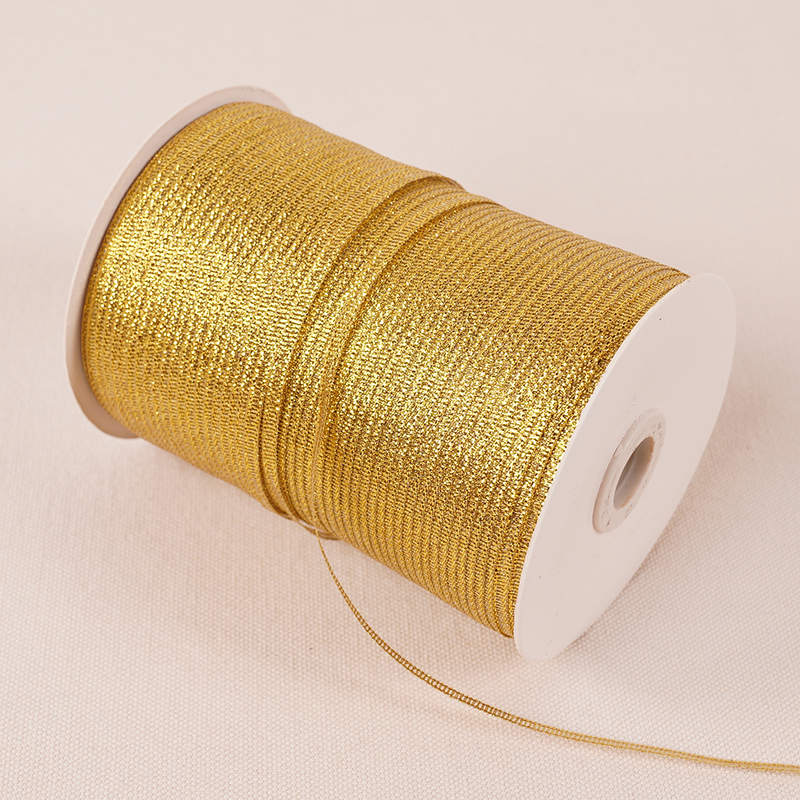 Cinta de raso de seda con purpurina dorada y plateada, 10 metros, 3mm, decoración para , hogar, boda, , Navidad, Halloween, Material DIY: Latón envejecido