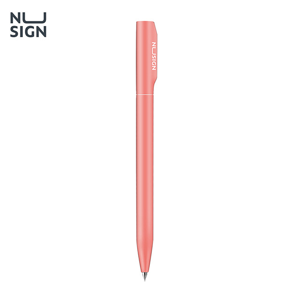 NUSIGN Gel Pen 0.5MM Refill for Xiaomi Sign Pens Colorful Neutral Pens Rotary Switch Smooth Writing Pen For Office Home School: Light Yellow