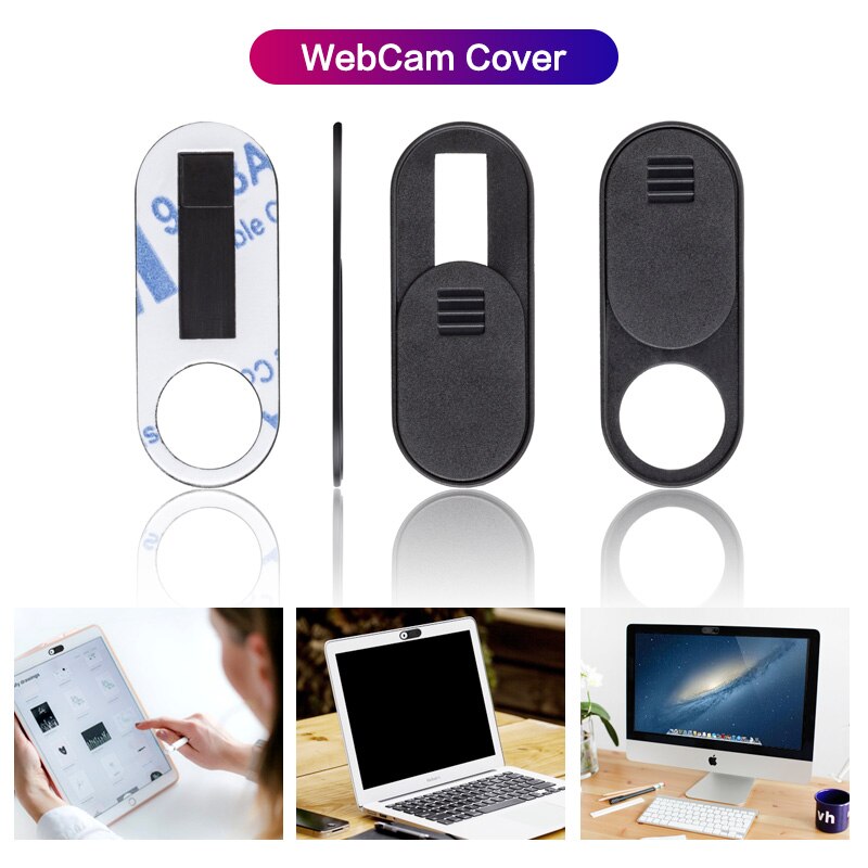 24/9PCS Mobile Phone Privacy Sticker WebCam Cover Shutter Magnet Slider Plastic for IPhone 12 Web Laptop Tablet Camera Cover